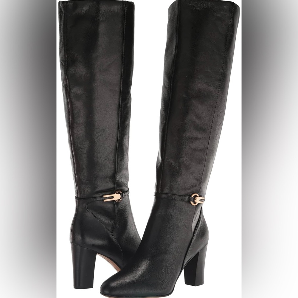 Franco Sarto Palermo leather boots black NWT